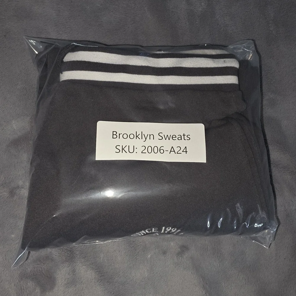 Cult Favorite Brooklyn New‎ NY 1991 Light Gray Sweatpants Size Medium